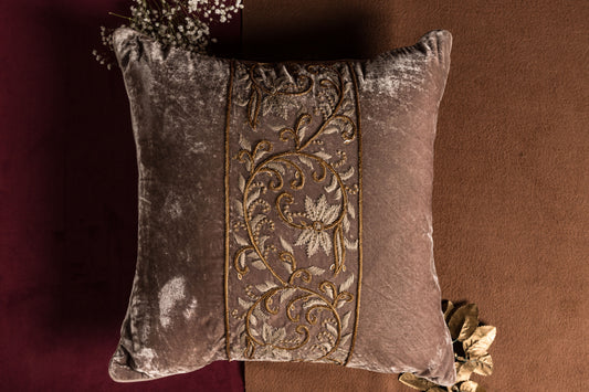 Niran Zardozi Embroidered Cushion