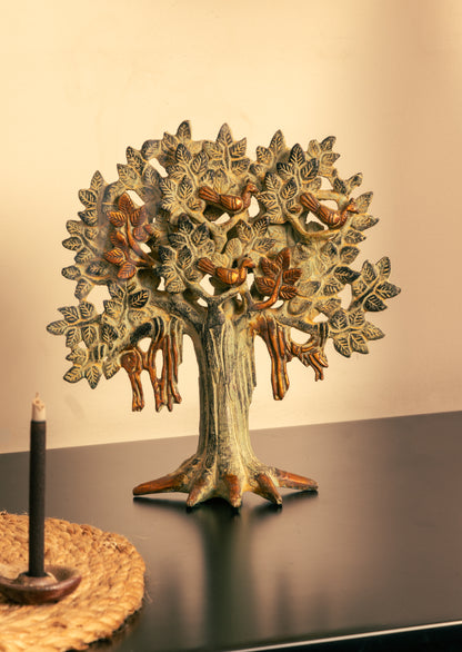 Tree of Life Brass Sculpture