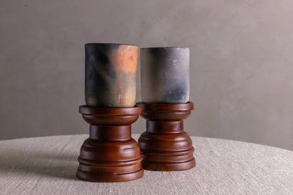 Chirag Wooden Candle Holder