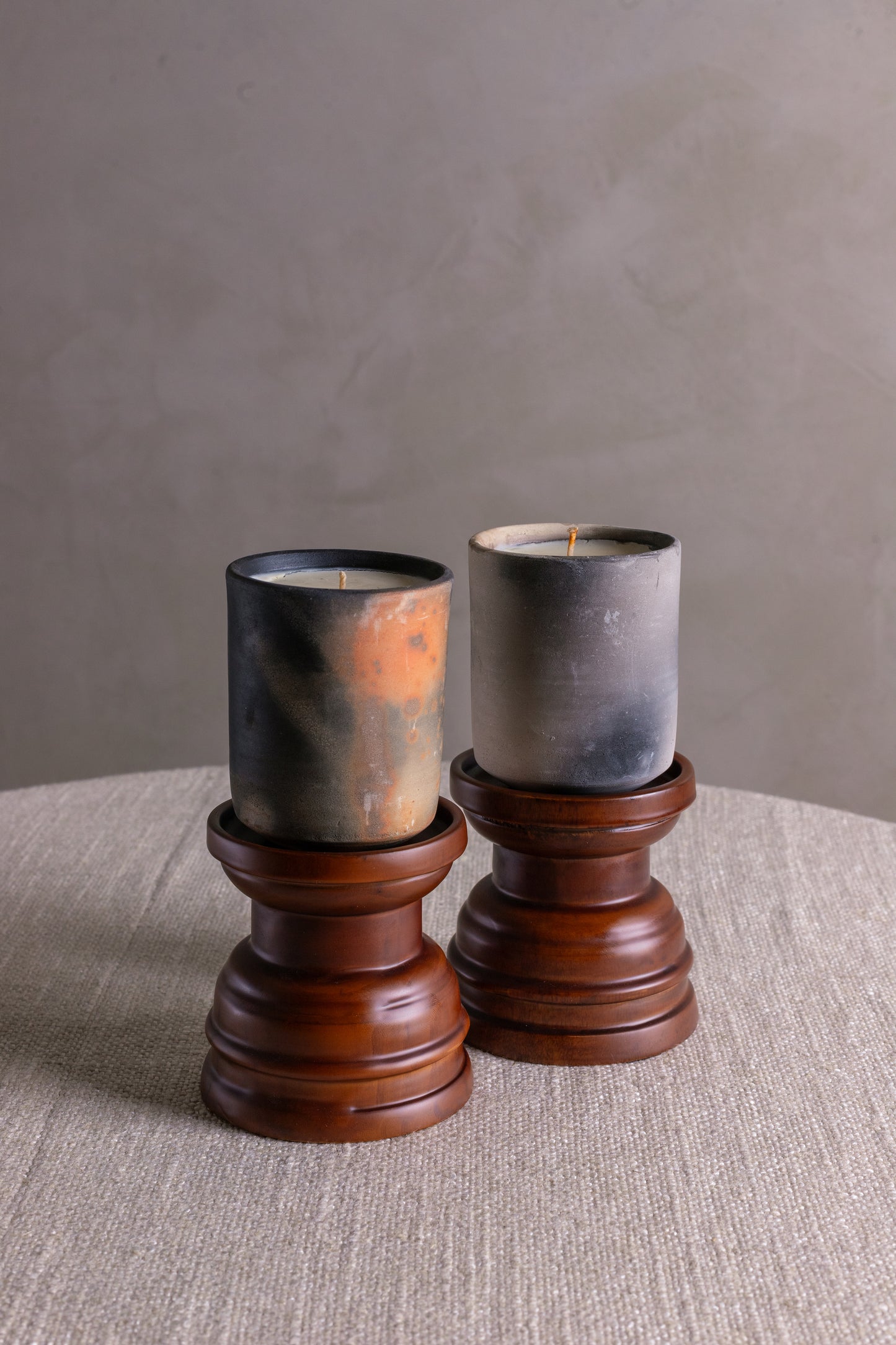 Chirag Wooden Candle Holder